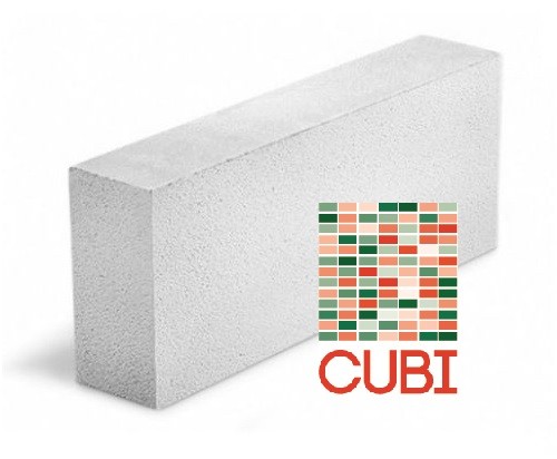 Газобетонный блок CUBI D700 B3,5 F100 625х250х75 ровный