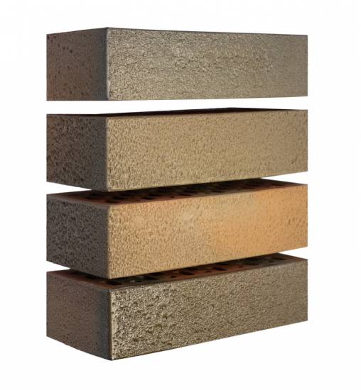 Кирпич керамический Флеш Руст (250х120х65) Магма