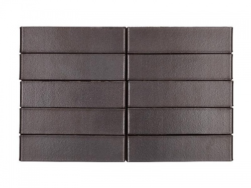 ОБЛИЦОВОЧНЫЙ КИРПИЧ RECKE 5-72-00-0-00 ЧЕРНЫЙ ГЛАДКИЙ 1НФ
